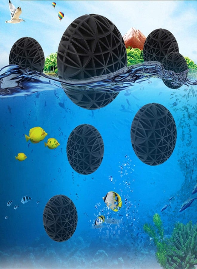 AXLIZER 100pcs Bio Balls Filter Media with Sponge Aquarium Filter Media Tank Bio Balls, for Fish Tank, Aquarium, Pond Filter Media - Image 5